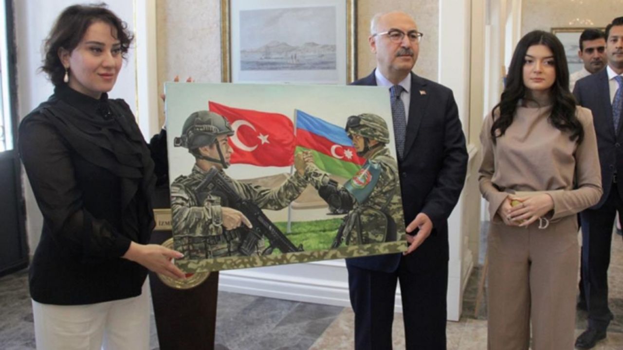 İzmir’de Türkiye ile Azerbaycan resim sergisi