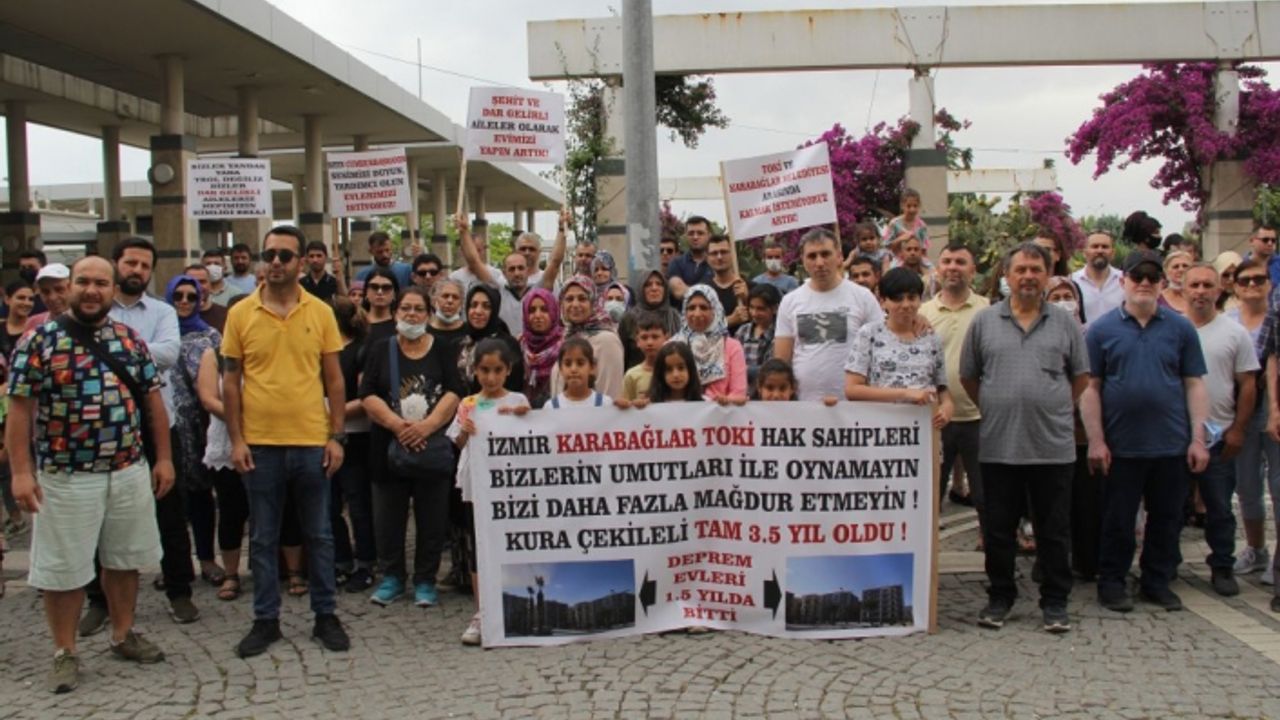 TOKİ'nin konut inşaatına Karabağlar Belediyesi itiraz etti: 750 kişi mağdur