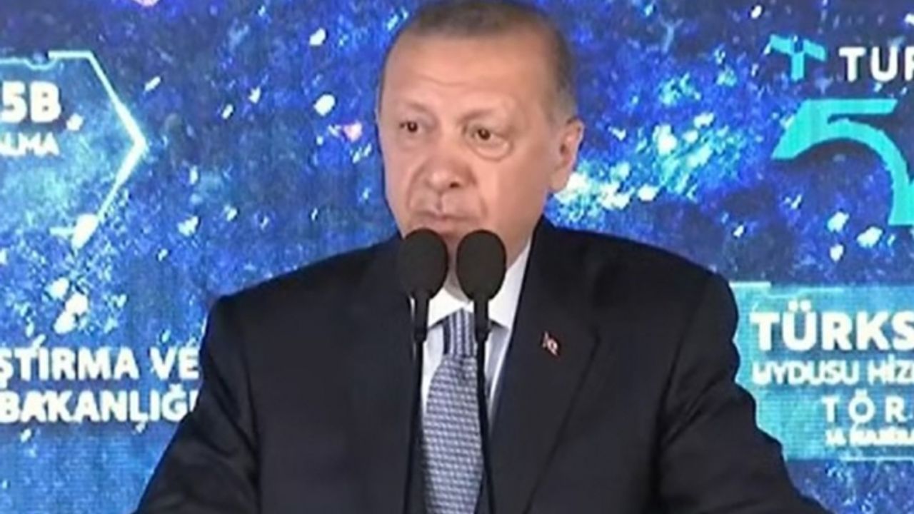 Cumhurbaşkanı Erdoğan Türksat 5B'yi hizmete aldı