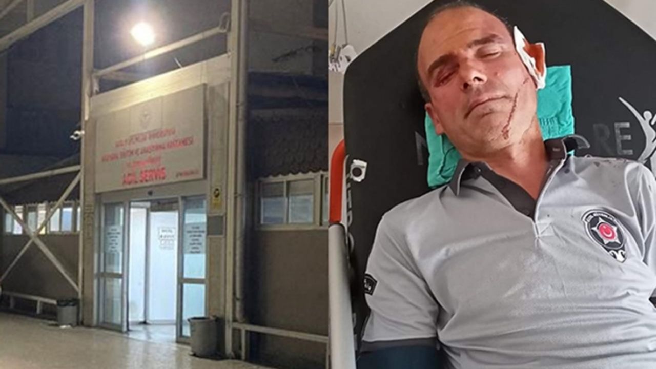 Hastanede korku dolu anlar: Hasta yakını tarafından darp edildi