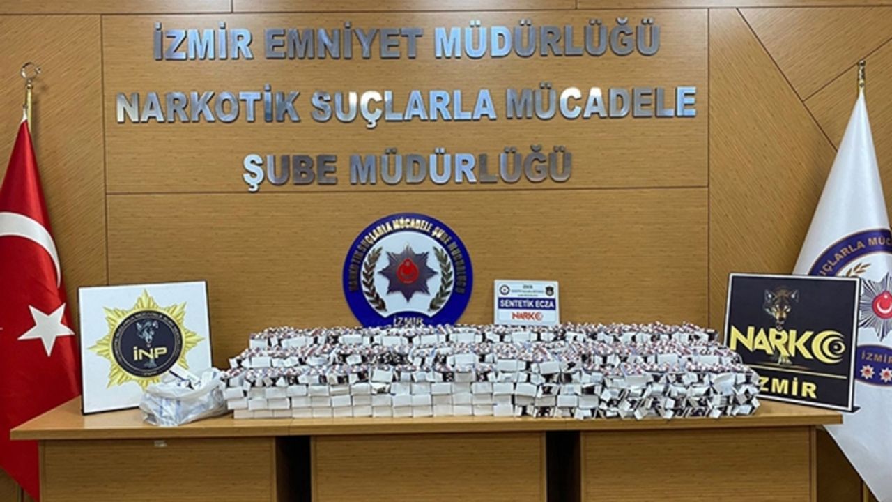 Kargoyla sentetik hap sevkiyatı polise takıldı