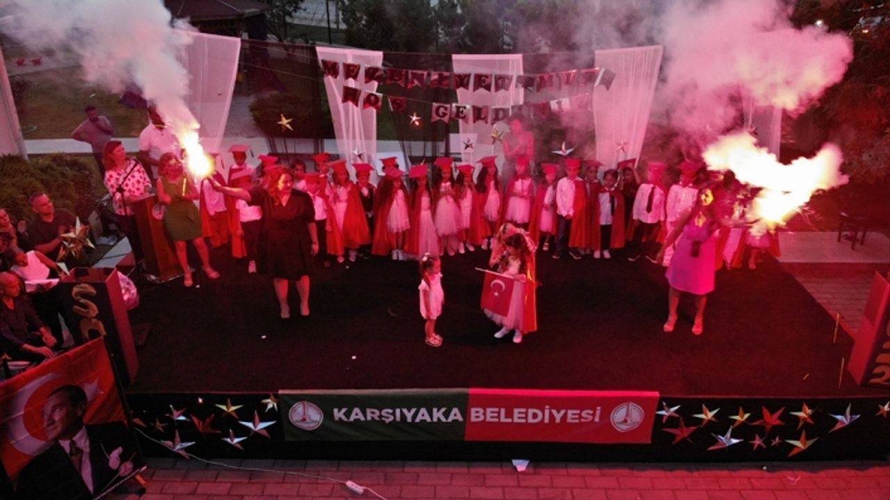 Karşıyaka'nın anaokullarında yıl sonu coşkusu