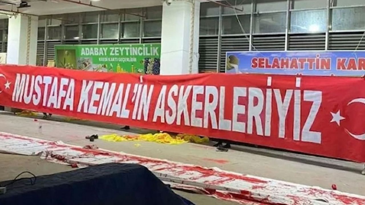 Türkiye-Litvanya maçında ‘Mustafa Kemal’in askerleriyiz’ pankartına yasak