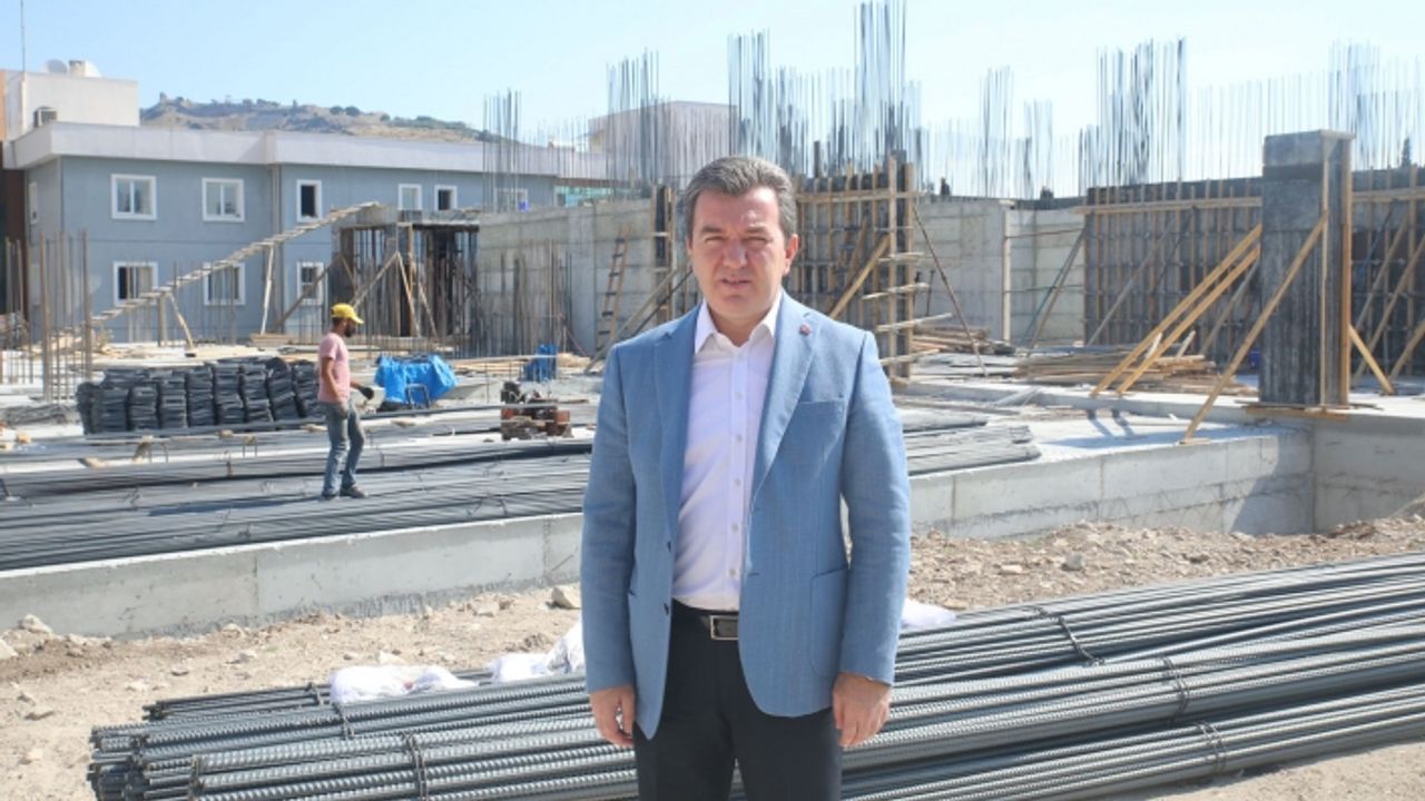 Bergama Diş Sağlığı Merkezi inşaatı hızla devam ediyor