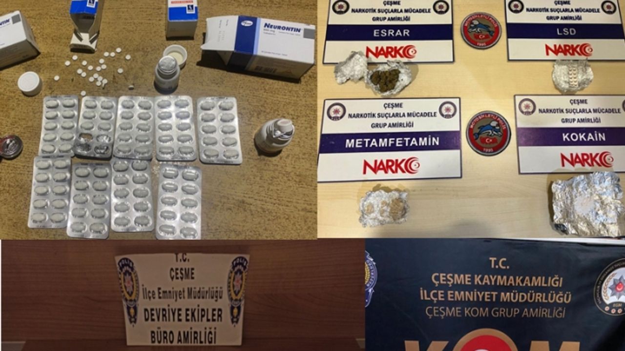 Çeşme'de huzur operasyonunda 1 kişi tutuklandı
