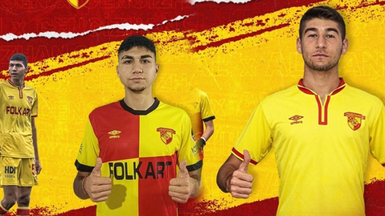 Göztepe’de iki genç daha profesyonel oldu