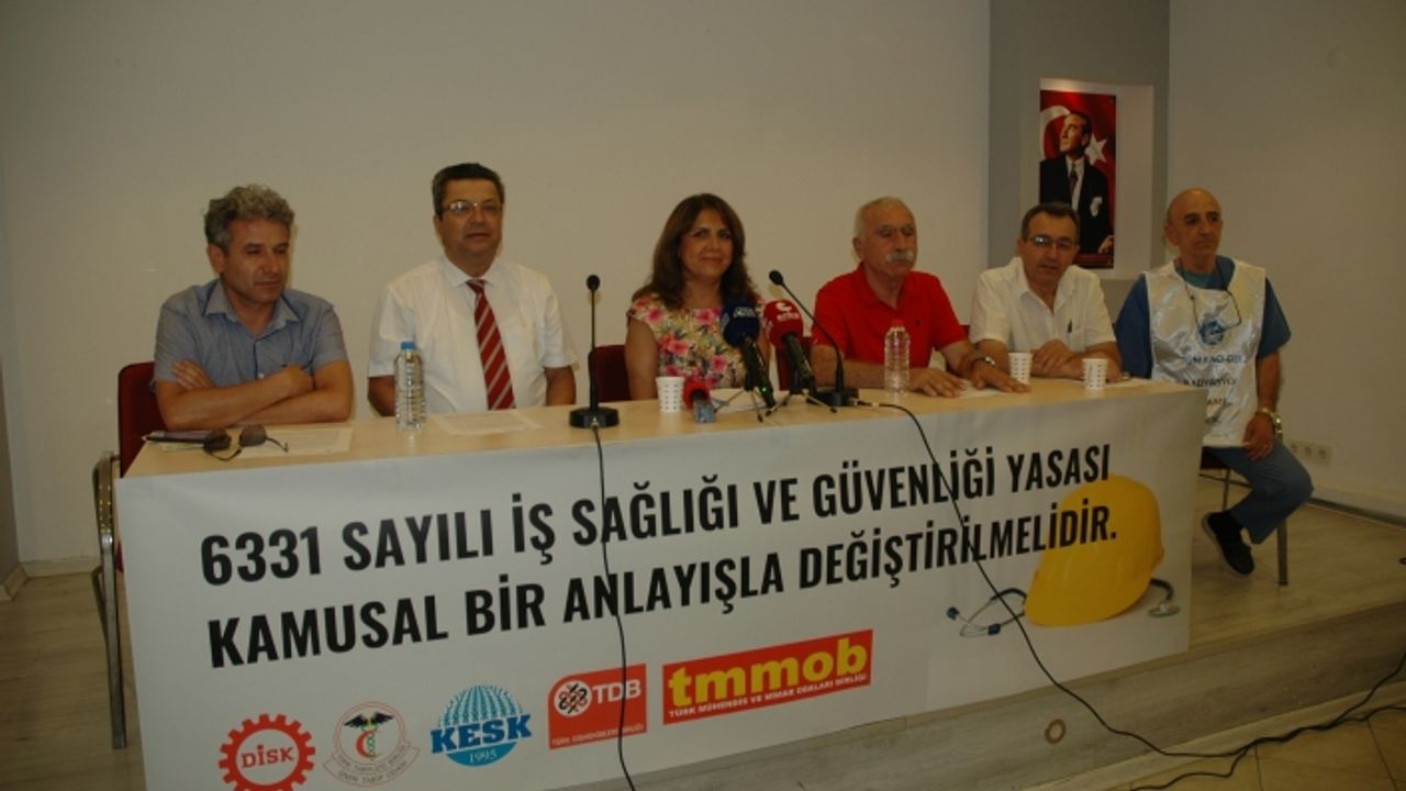 İzmir'den İş Sağlığı Güvenliği Yasası tepkisi