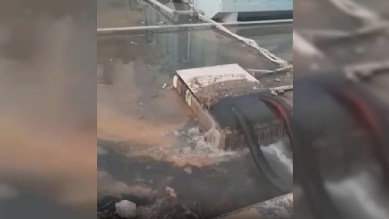 İzmir Şehir Hastanesi inşaatında atık su ve kötü koku tepkisi