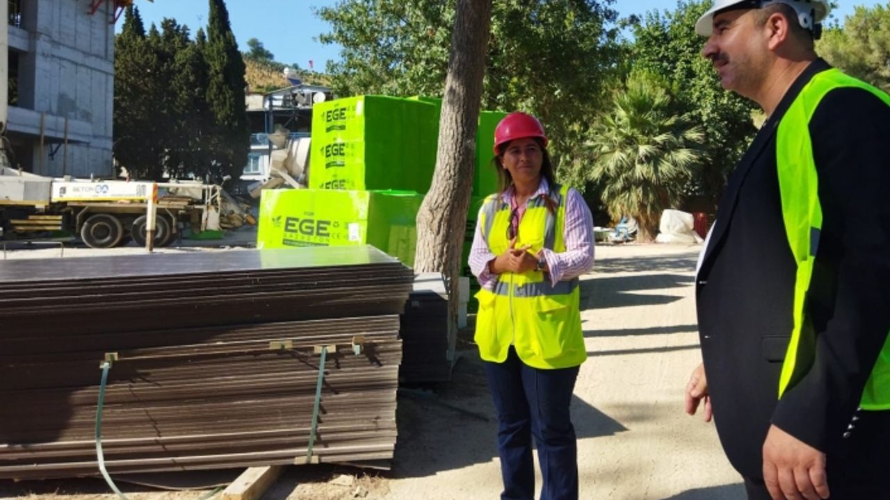 Konak’ta 20 yeni okulun yapımı sürüyor! Başdaş inşaatları inceledi