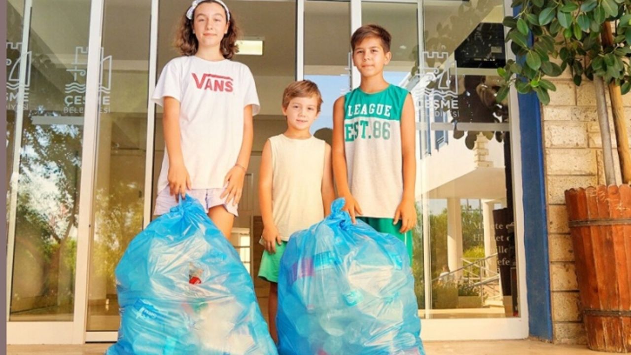 Çeşme'de atıklar eğlenceye dönüşüyor
