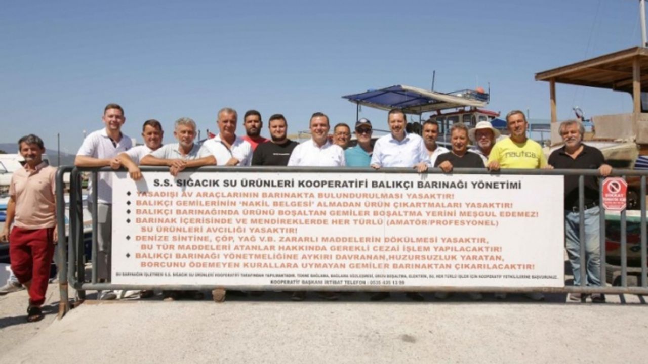 AK Parti Seferihisar, marinanın genişleme projesine karşı çıktı
