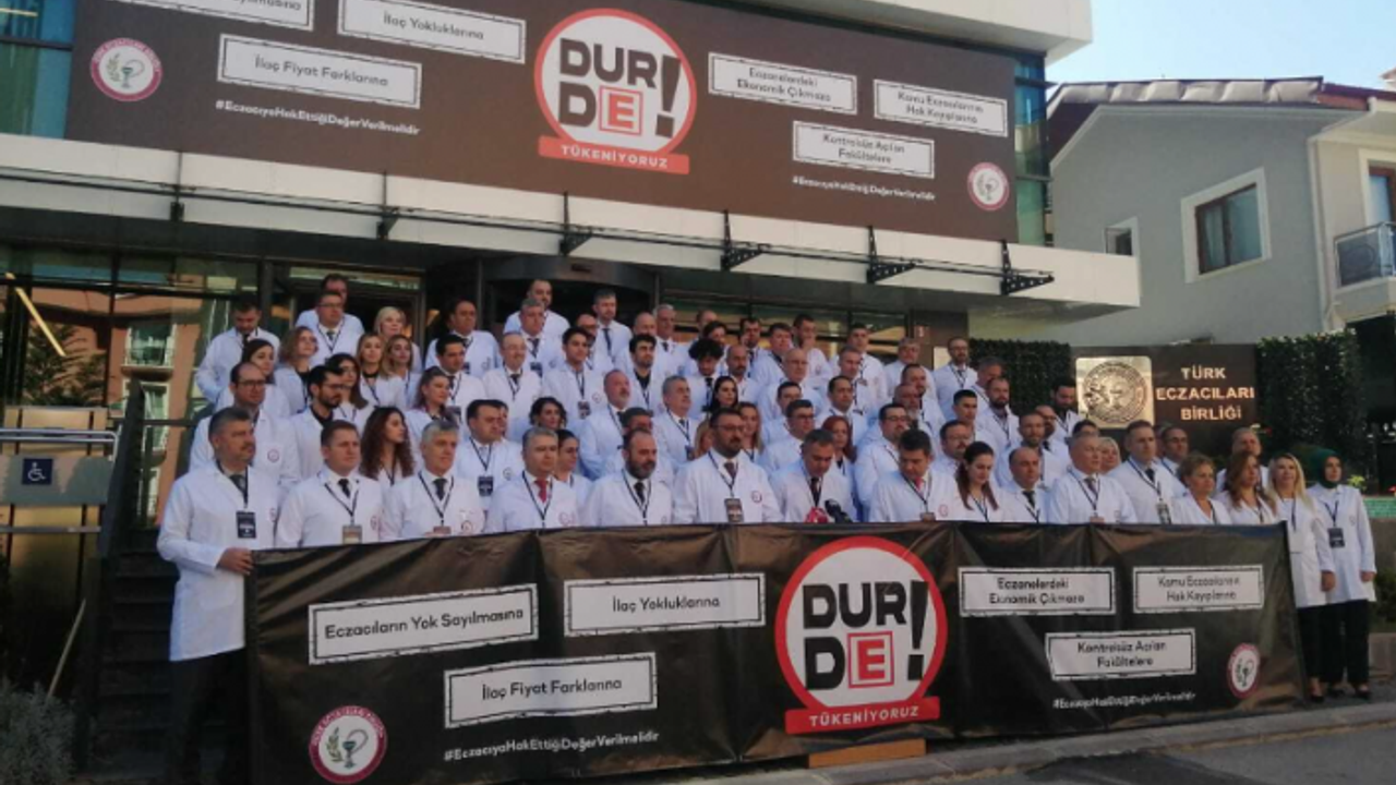 Türk Eczacıları Birliği, 16 Ekim'de miting yapacak