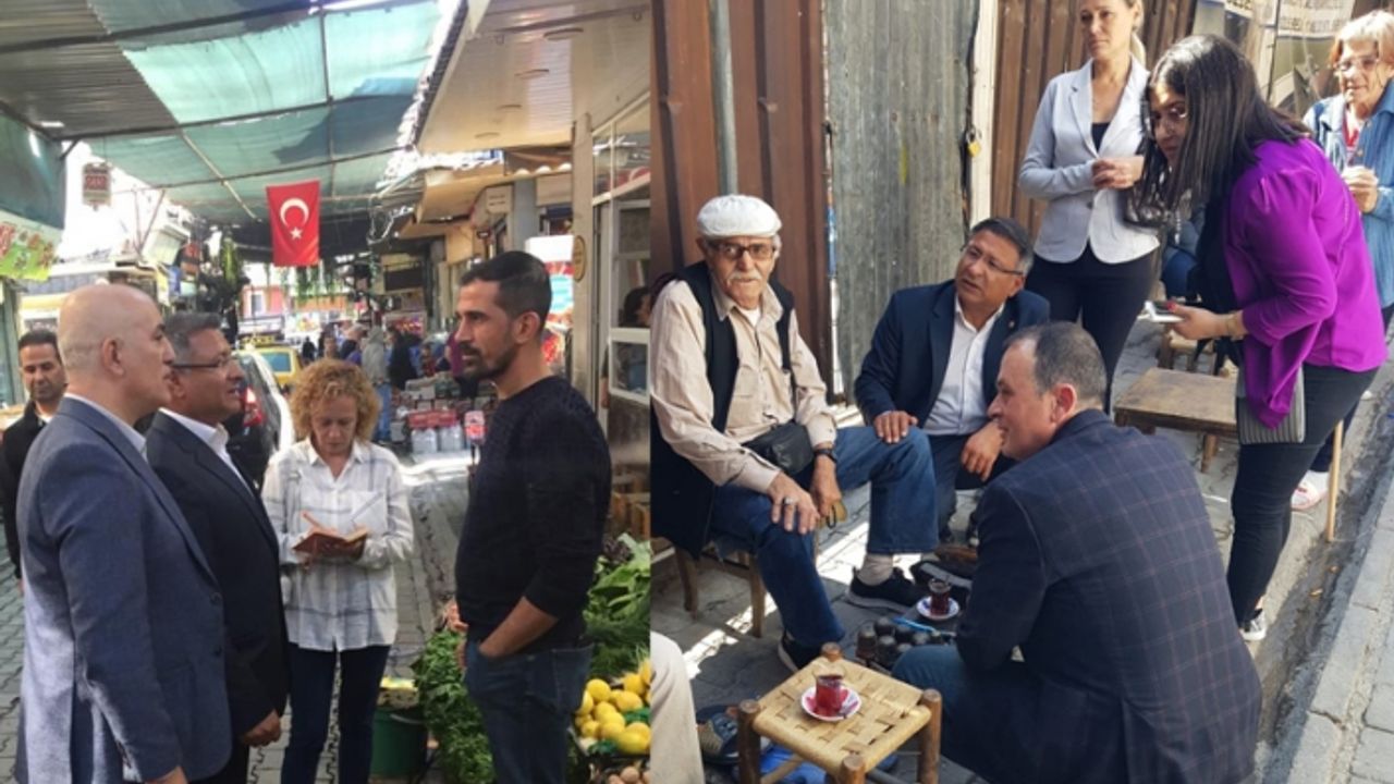CHP'li Özcan Purçu Konak’ta halkın nabzını tuttu