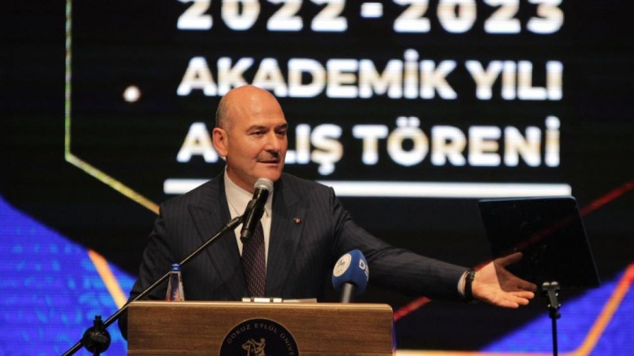 DEÜ’nün Akademik Yılı açılışına katılan Soylu’dan flaş açıklamalar: Belediyelerden şikayetçiyim