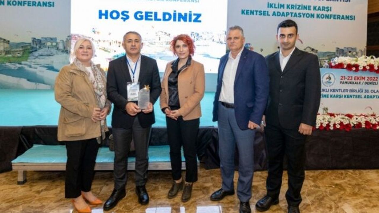 Türkiye Sağlıklı Kentler Birliği’nden İZSU’ya Sağlıklı Çevre Ödülü