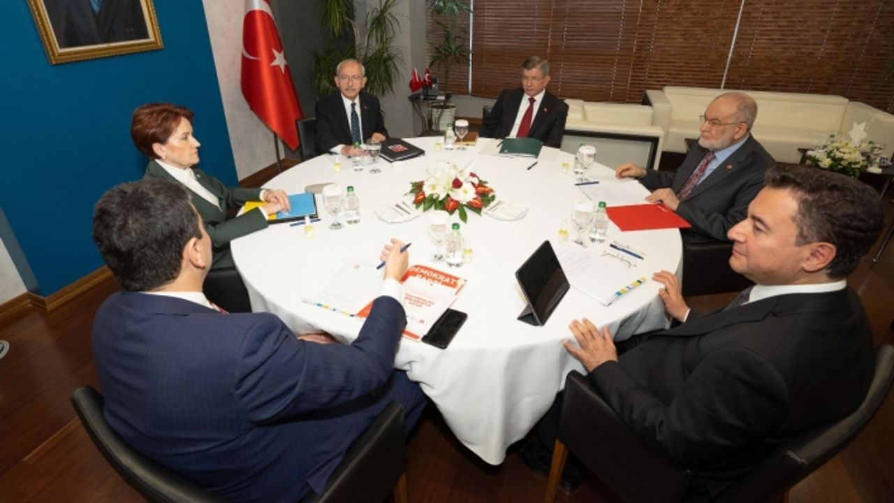 'Altılı Masa' 28 Kasım'da kamuoyuyla paylaşma kararı aldı