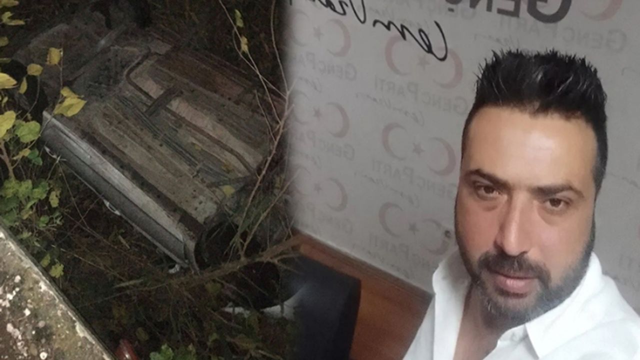 Genç Parti’nin ilçe başkanı kazada hayatını kaybetti