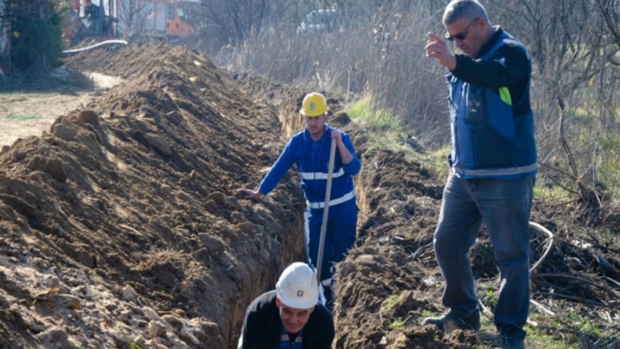 Ödemiş’in İlkurşun mahallesine yeni su hattı