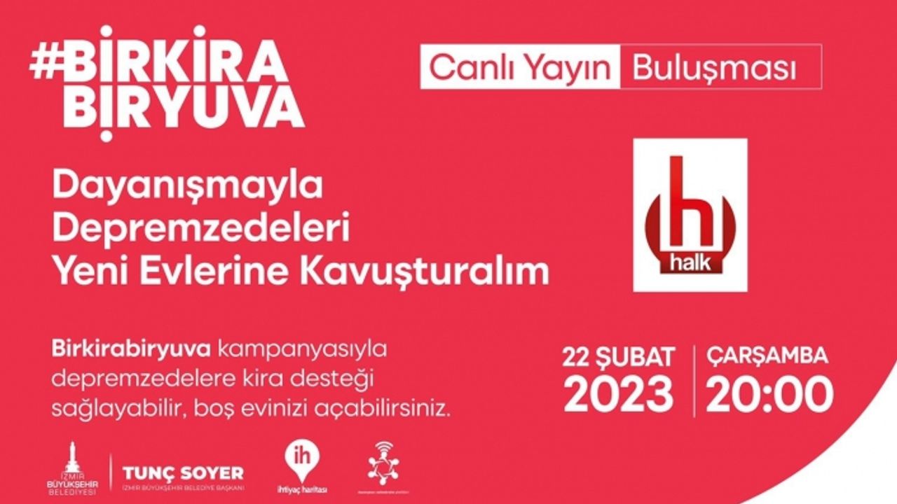 “Bir Kira Bir Yuva” kampanyası Halk TV’de milyonlara ulaşacak