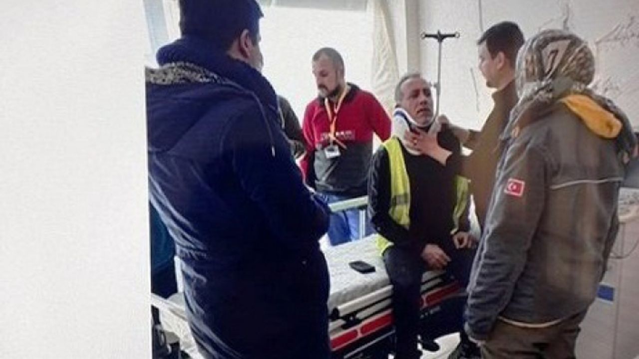 Haluk Levent yardım götürürken kaza geçirdi