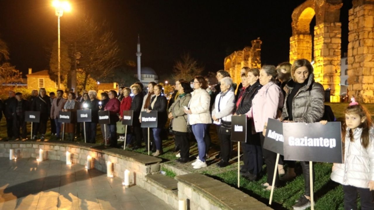 Efes Selçuk'ta kadınlar 8 mart'ta ortak acıları ve umudu paylaştı