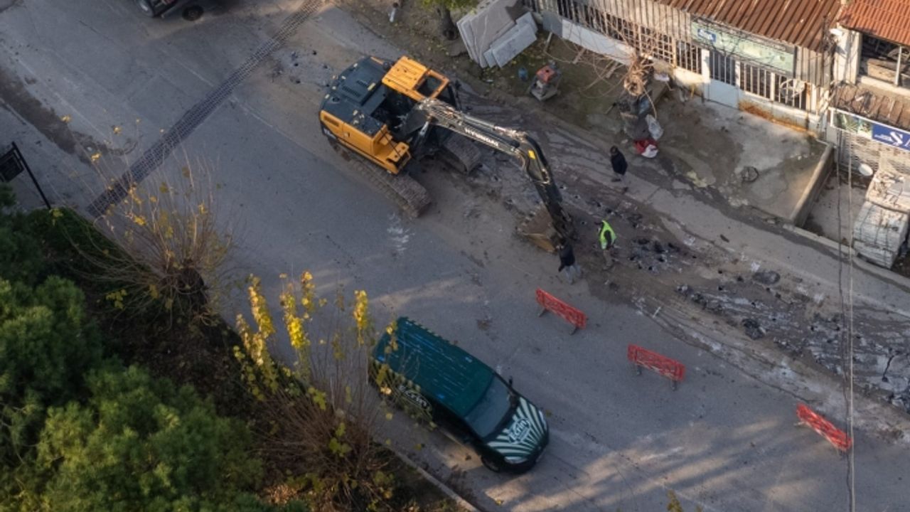 Gürçeşme'de altyapı çalışmaları tamamlanıyor