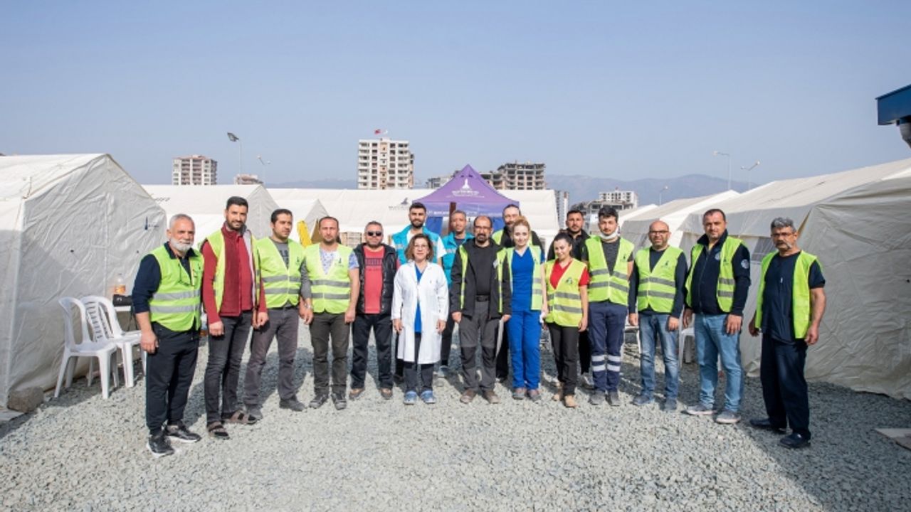 Hatay'daki sahra hastanesinde günde 350 hasta tedavi ediliyor