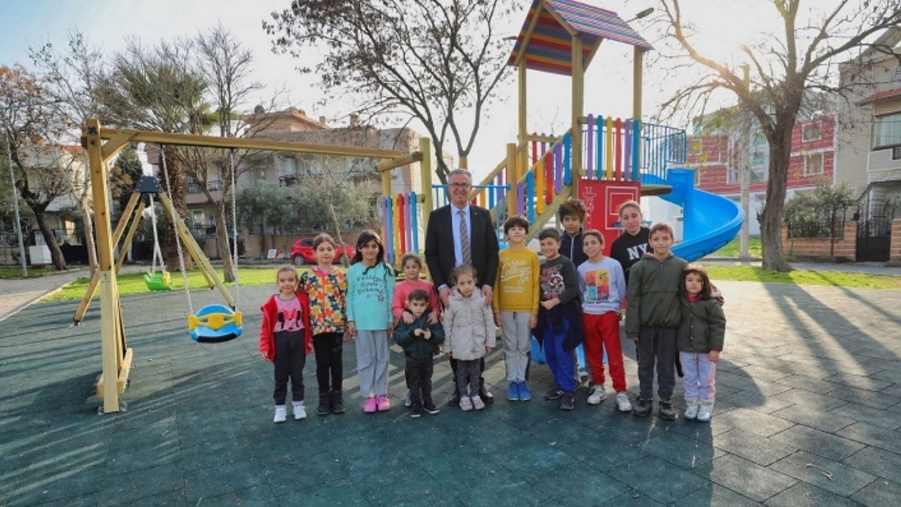 Gaziemir'de, park ve yeşil alanlara 44 milyonluk yatırım