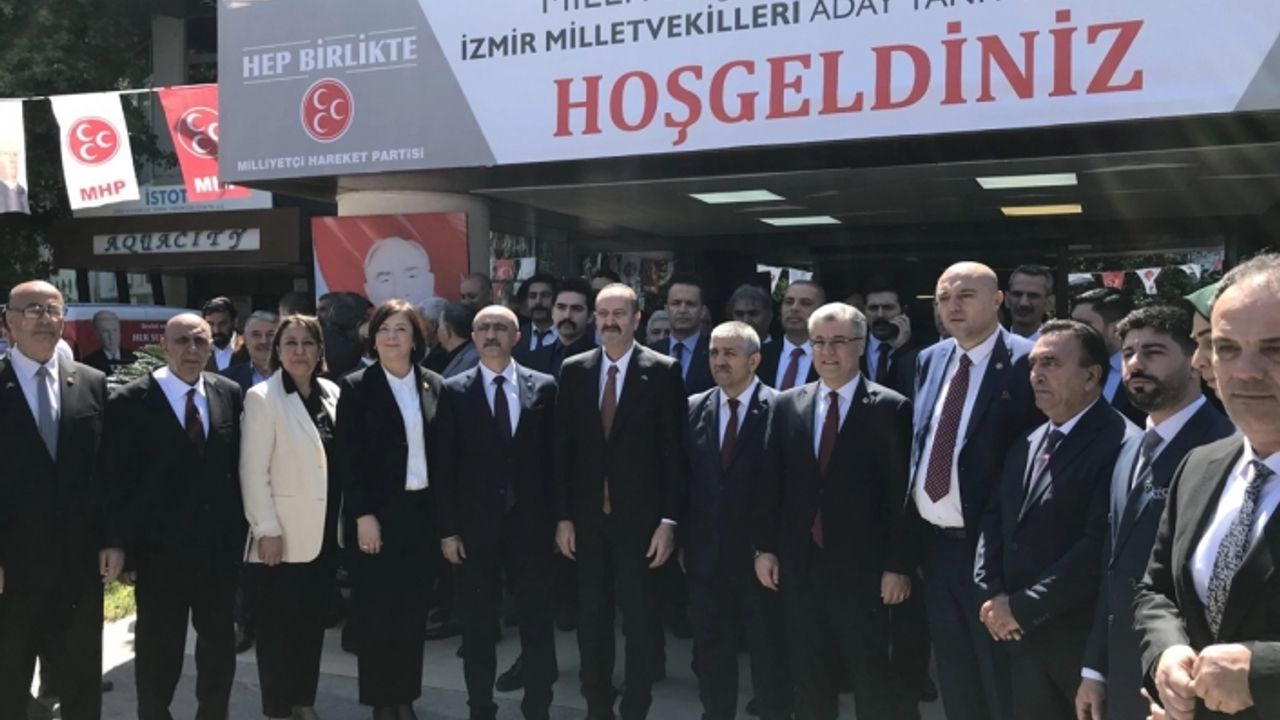 MHP İzmir'de adaylarını tanıttı; 'Haydi Bismillah'