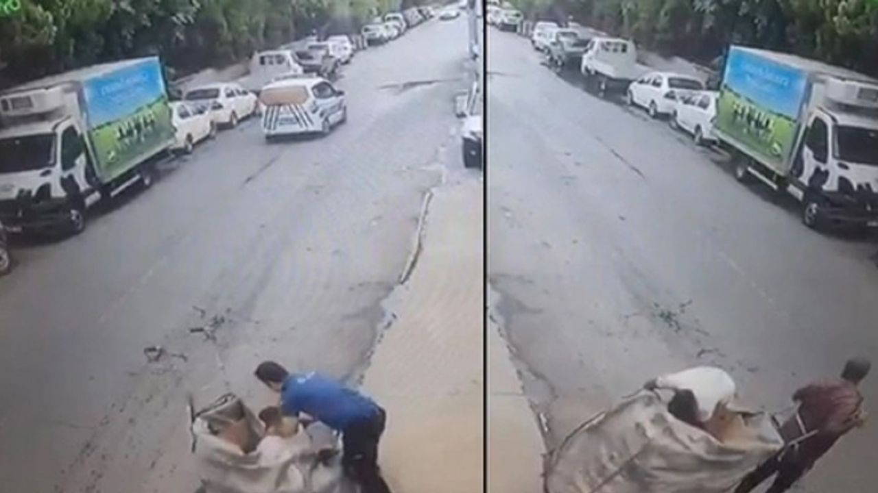 Çek çekin içine atladı, polisten kaçamadı!