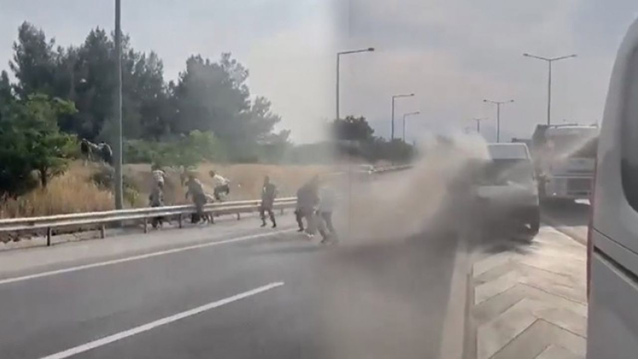İzmir'de kaza sonrası mülteci firarı!