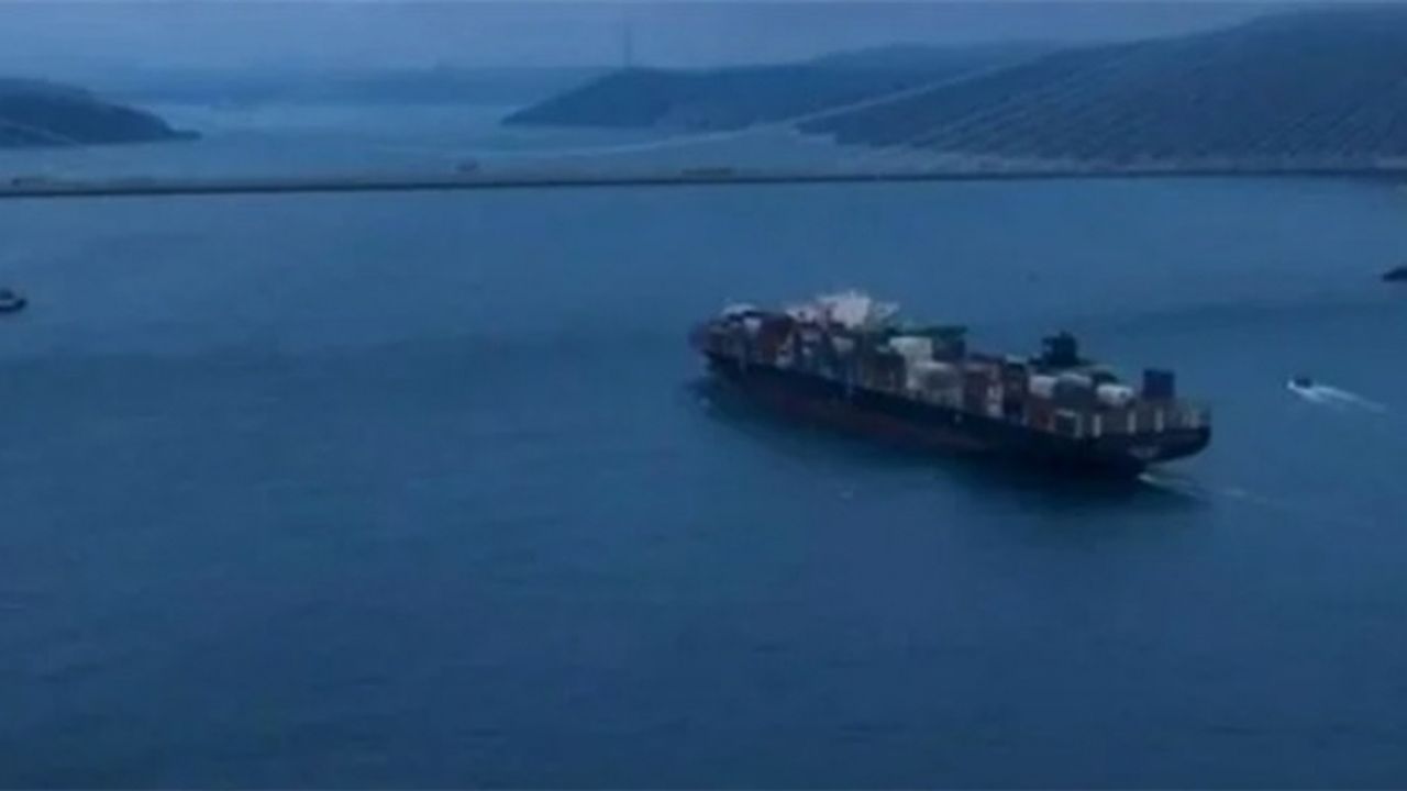 Rusya'ya rağmen ilk sefer: Tahıl gemisi Boğaz'da!