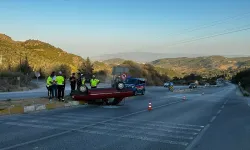 Otomobil takla attı: 2 yaralı