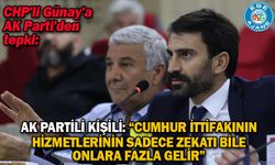 AK Partili Kişili: “Cumhur İttifakının hizmetlerinin sadece zekatı bile onlara fazla gelir”