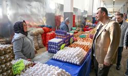 Başkan Eşki’den İnönü Mahallesi Pazaryeri’nde denetim ve esnaf buluşması