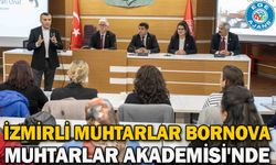 İzmirli muhtarlar Bornova Muhtarlar Akademisi'nde