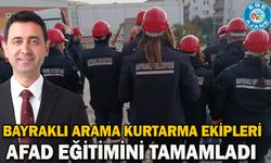 Bayraklı Arama Kurtarma Ekipleri AFAD Eğitimini Tamamladı