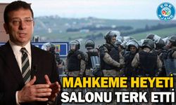 Mahkeme heyeti salonu terk etti