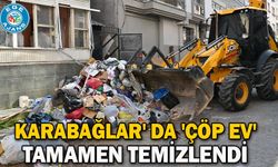 Karabağlar' da 'Çöp Ev' Tamamen Temizlendi