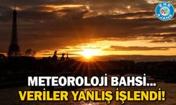 Meteoroloji bahsi... Veriler yanlış işlendi!