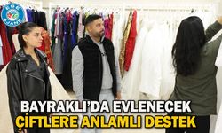 Bayraklı’da Evlenecek Çiftlere Anlamlı Destek