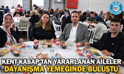 Kent Kasap'tan yararlanan aileler dayanışma yemeğinde buluştu