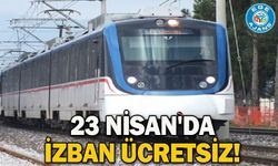 23 Nisan'da İZBAN ücretsiz!