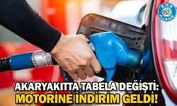 Akaryakıtta tabela değişti: Motorine indirim geldi!
