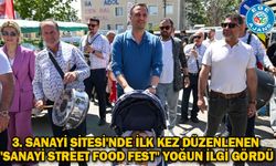3. Sanayi Sitesi'nde ilk kez düzenlenen "Sanayi Street Food Fest" yoğun ilgi gördü