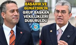 Başarır ve Günaydın'ın grup başkan vekillikleri düşürüldü