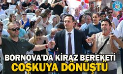Bornova’da kiraz bereketi coşkuya dönüştü