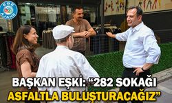 Başkan Eşki: “282 sokağı asfaltla buluşturacağız”
