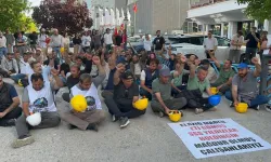 Maden işçilerinin ücretleri yattı, eylem sona erdi