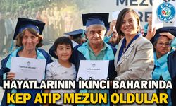 Hayatlarının İkinci Baharında Kep Atıp Mezun Oldular